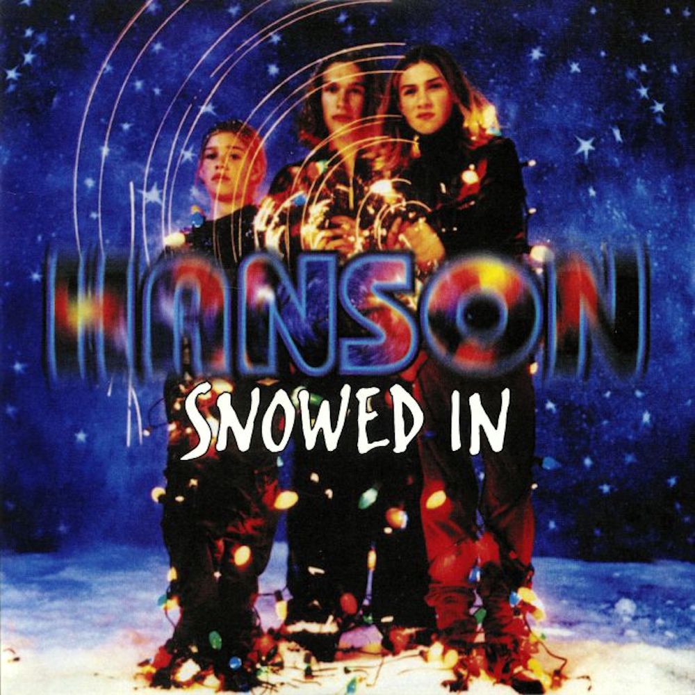 Hanson's 1997 'Snowed In' Christmas album cover