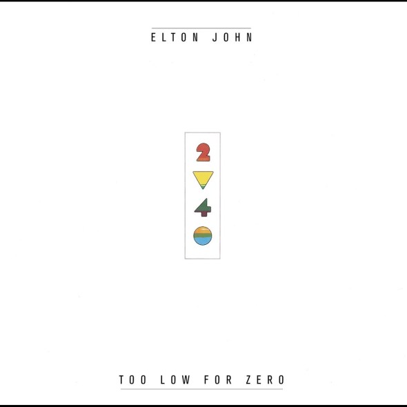 Elton John - Too Low For Zero (1983) album.